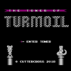 The Tower of Turmoil (Homebrew) — Title screen